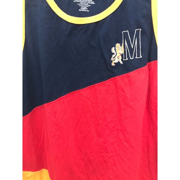 Modelo Mens XL Red Navy Orange Tank Top *7 - Picture 2 of 4
